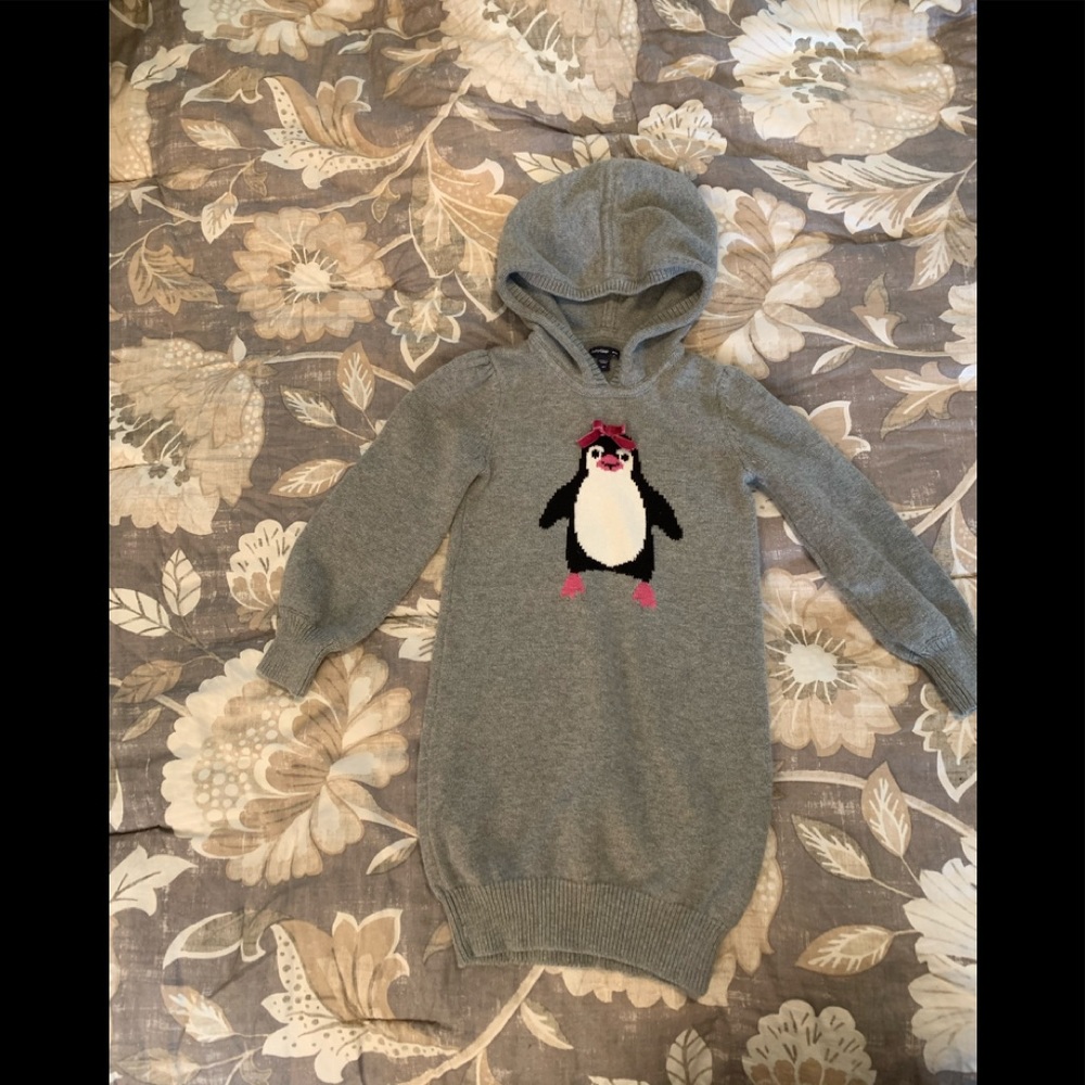 Girls Baby Gap 5t Penguin Sweater Dress